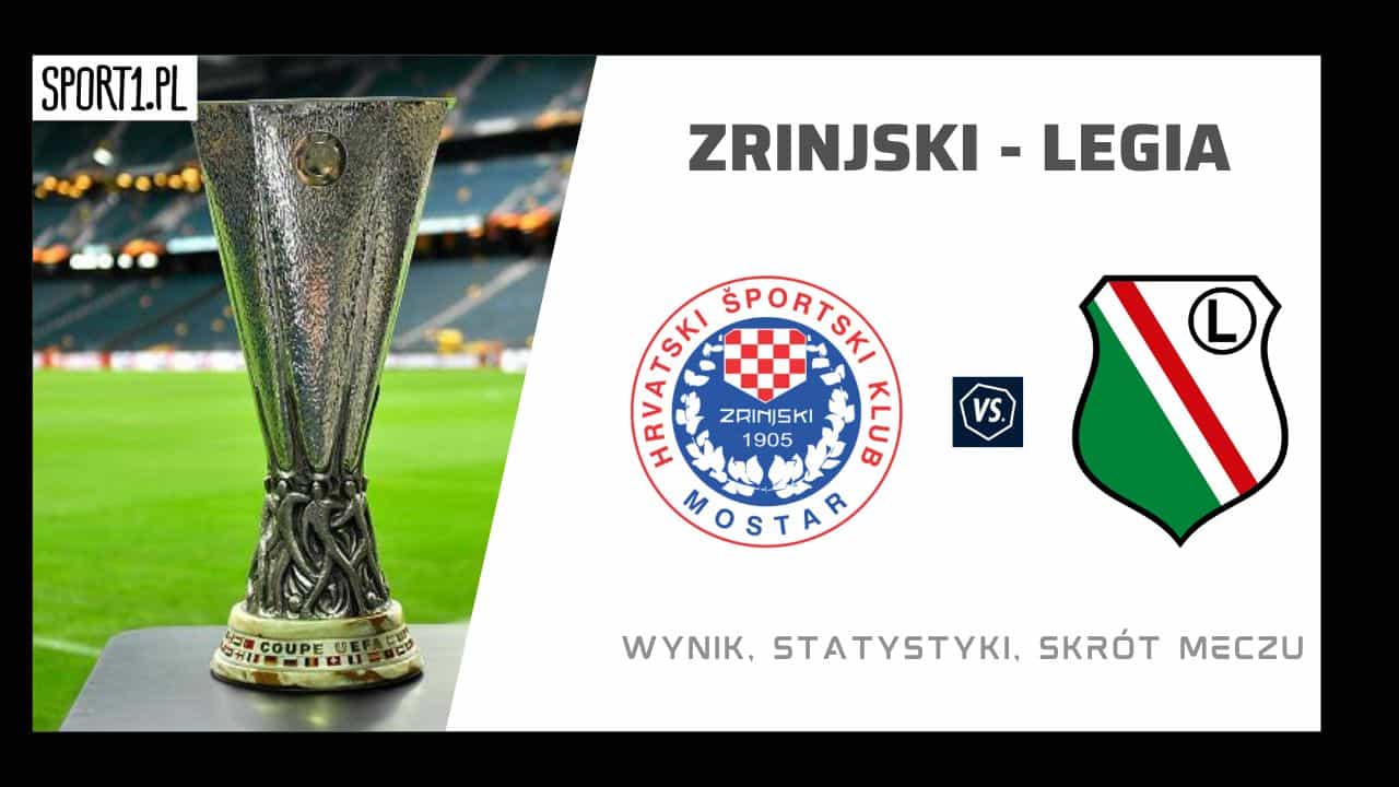 Zrinjski - Legia Warszawa: Skrót meczu, Wynik, Statystyki (26.10.2023)