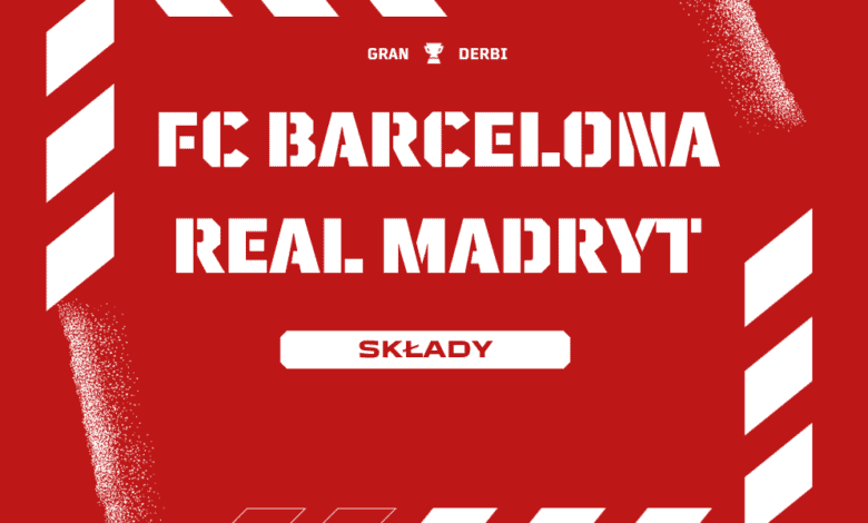 Barcelona - Real Madryt: Składy na mecz, kto zagra?