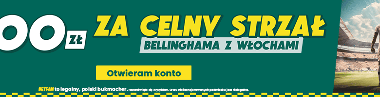 300 PLN za celny strzał Bellinghama w meczu z Włochami