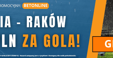 Bonus w STS: 250 PLN bonusu za wytypowanie gola w meczu Legia - Raków!