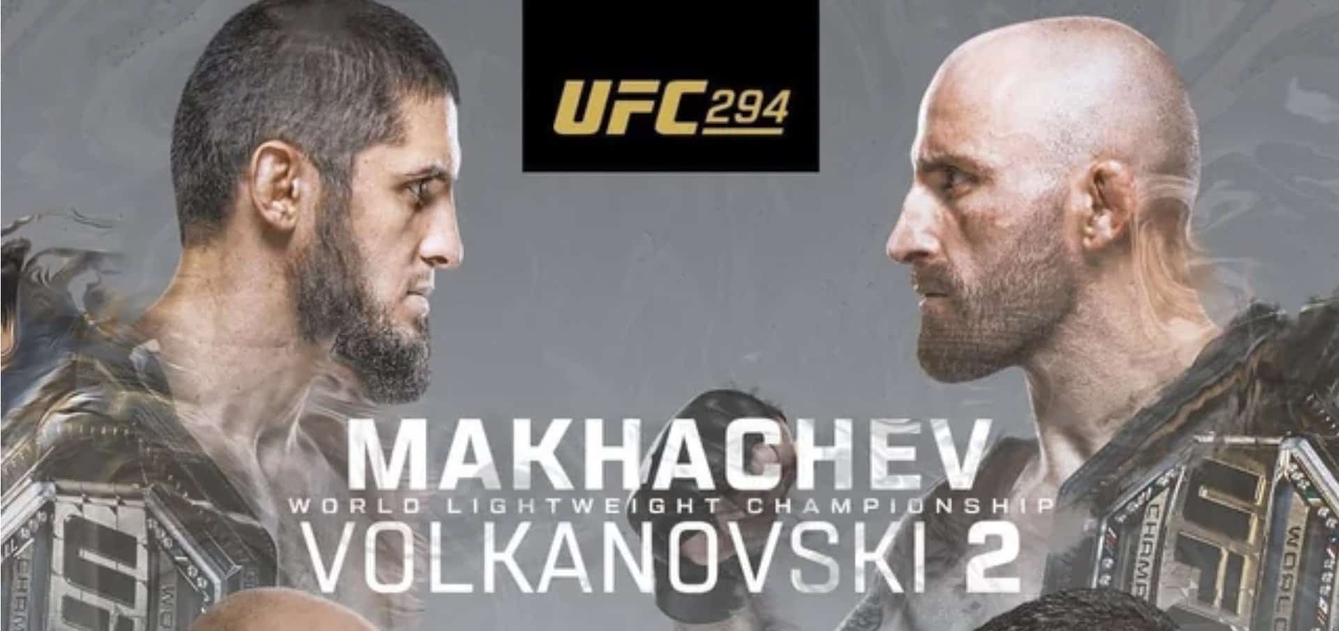 UFC 294 za darmo: Gdzie oglądać galę? Transmisja 21.10.2023