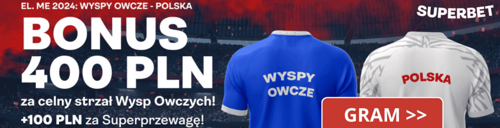 400 PLN za celny strzał Wysp Owczych przeciwko Polsce