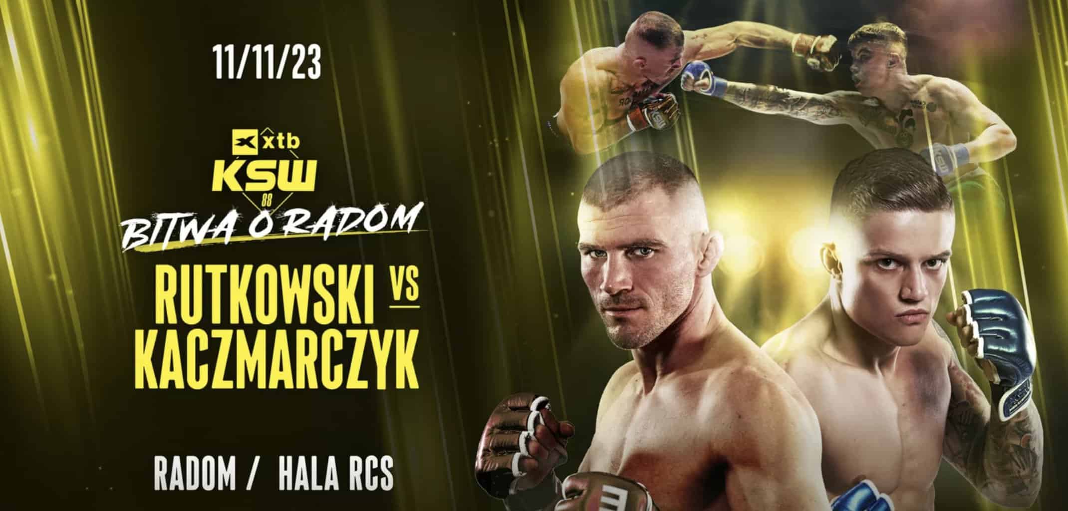 KSW 88 za darmo: Gdzie oglądać? Transmisja 11.11.2023