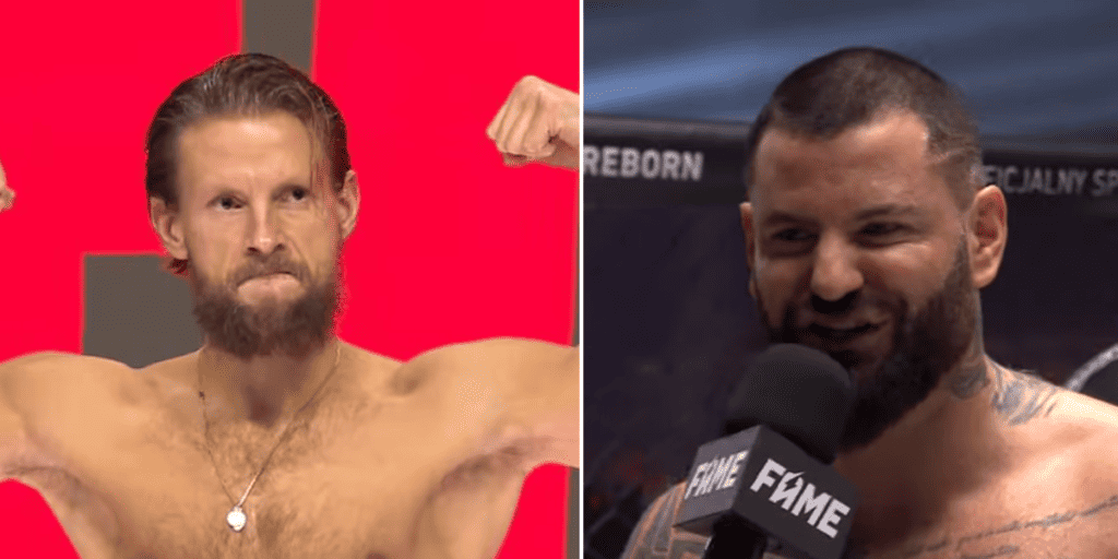 Sebastian Fabijański odpowiedział na słowa Wojciecha Goli. Foto: FAME MMA/YouTube (screeny).