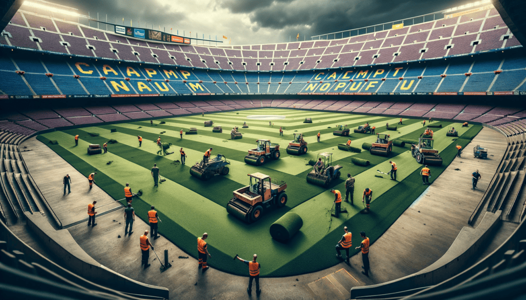 Barcelona zbiera fundusze. Sprzedaje kibicom kawałki murawy Camp Nou