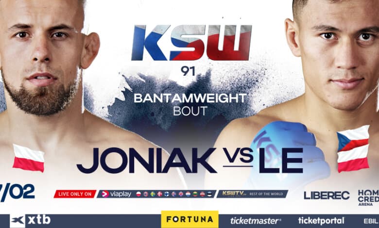 KSW 91: Mariusz Joniak - Tobiasz LeRed concrete background