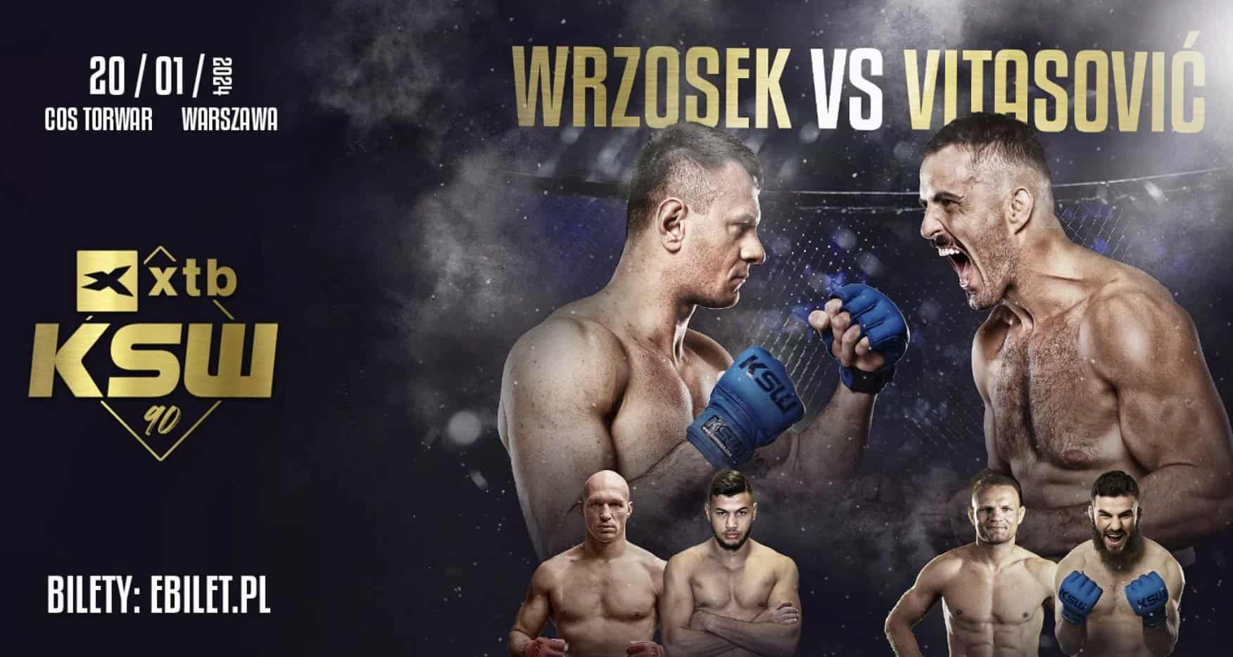 KSW 90 za darmo: Gdzie oglądać? Transmisja 20.01.2024