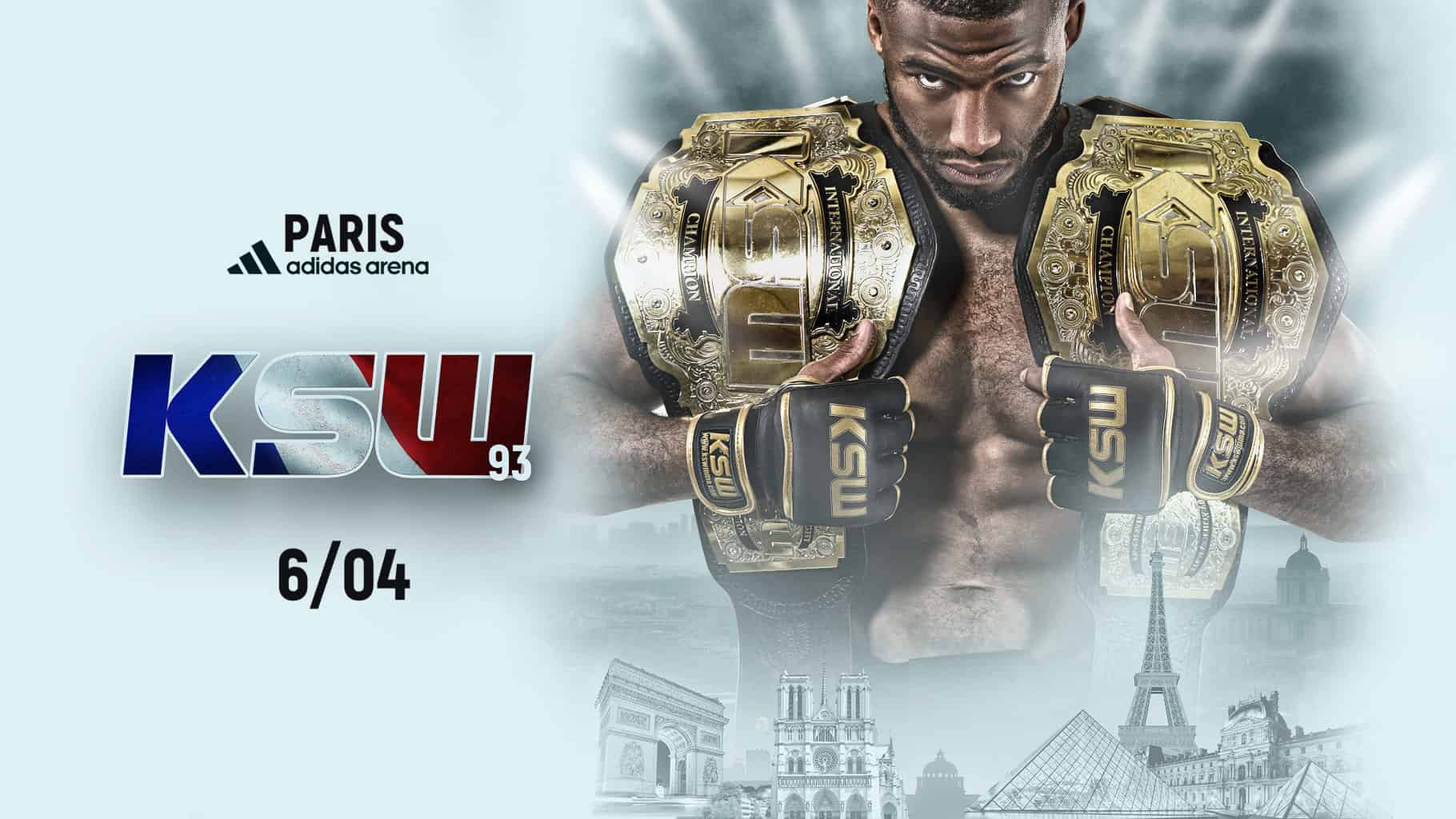 KSW 93 karta walk. Kto walczy 6.04.2024 w Paryżu?