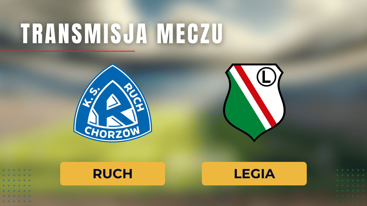 Ruch - Legia za darmo: Gdzie oglądać? Transmisja 9.02.2024