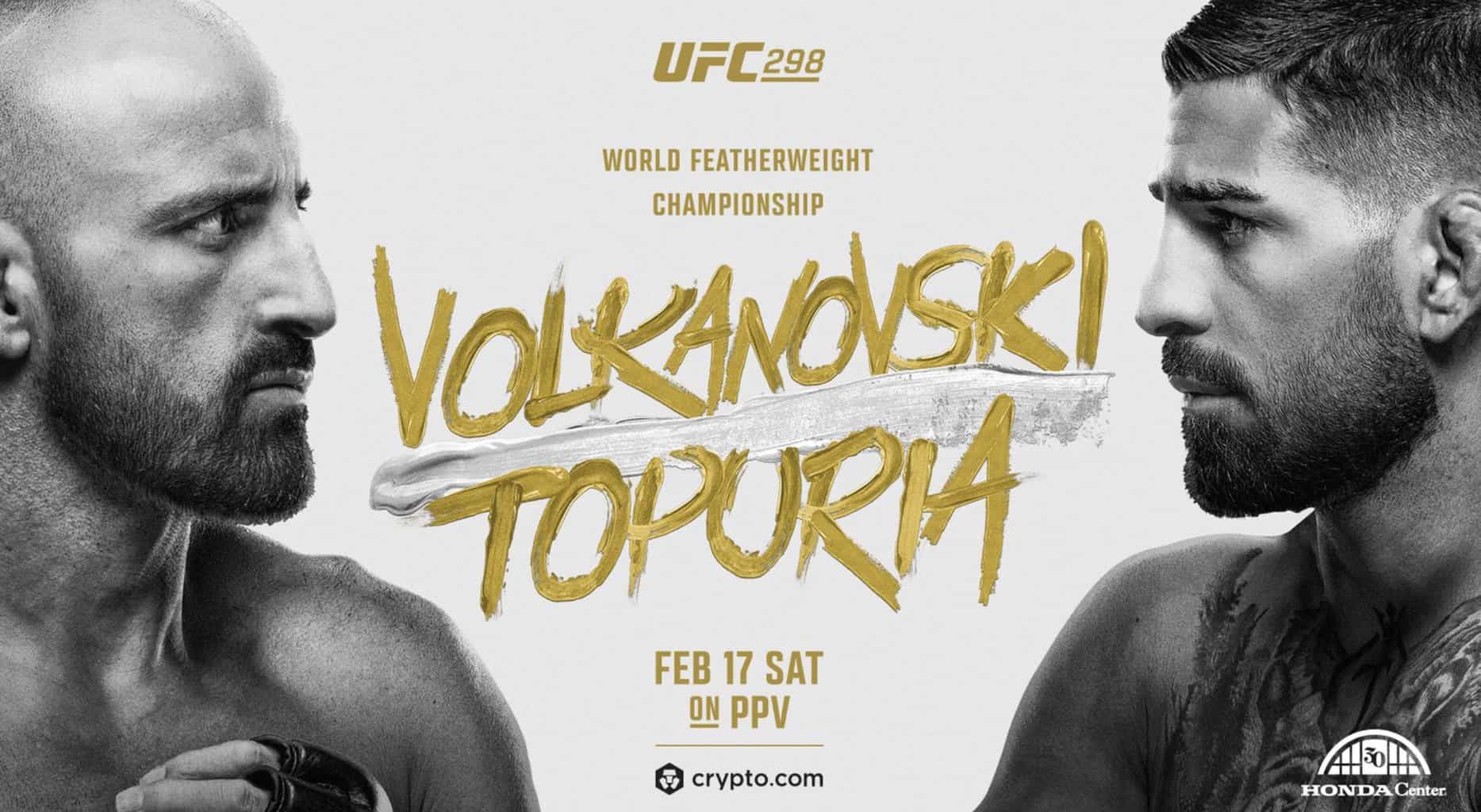 UFC 298: Karta walk, Typy, Transmisja (18.02.2024)