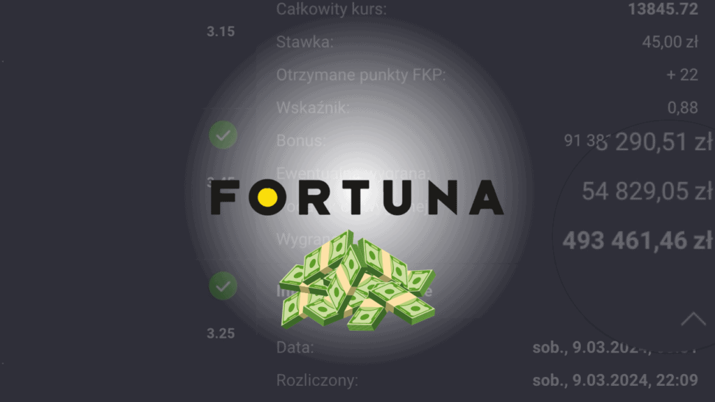 Fortuna: Marcowa wygrana w wysokości 493 461 zł!