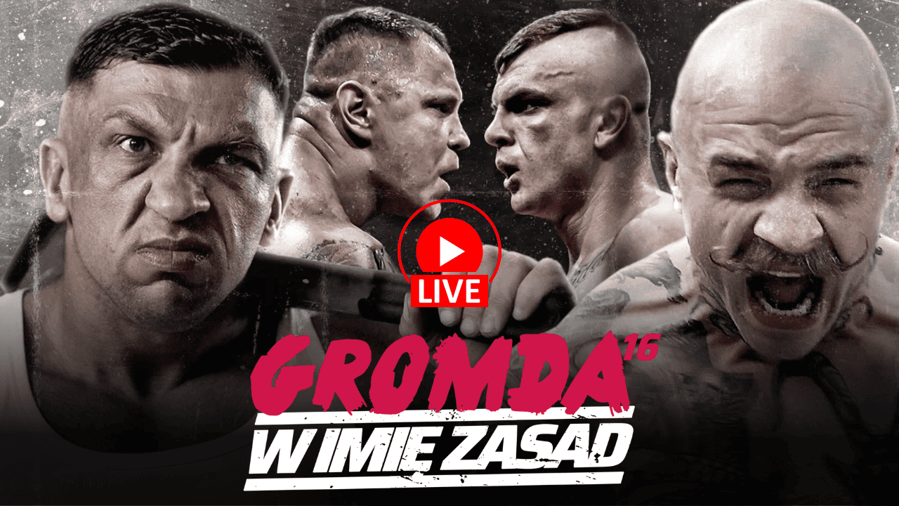 Gromda 16 za darmo: Gdzie oglądać galę? (1.03.2024)