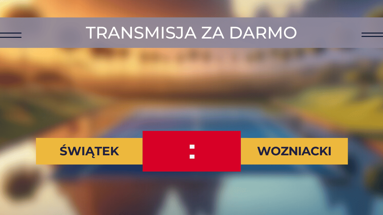Świątek - Wozniacki za darmo: Gdzie oglądać? Transmisja 14.03.2024