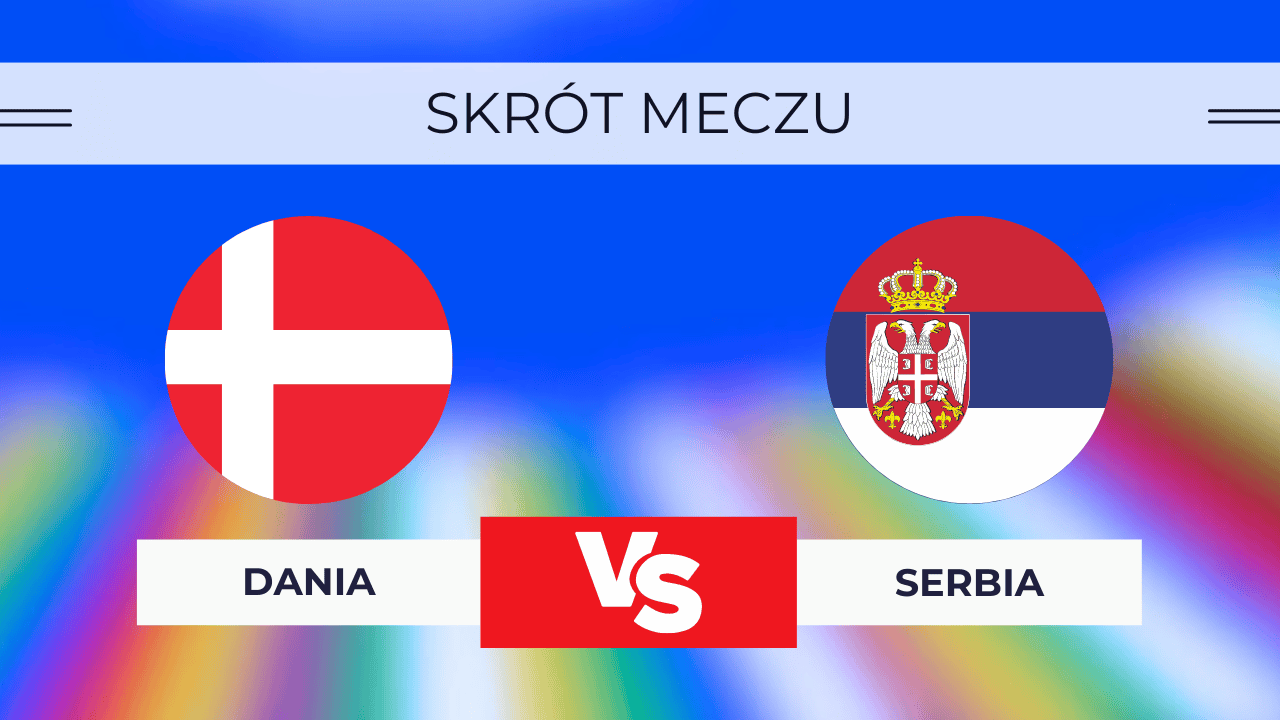 Dania - Serbia skrót meczu, wynik. Kto wygrał? 25.06.2024 