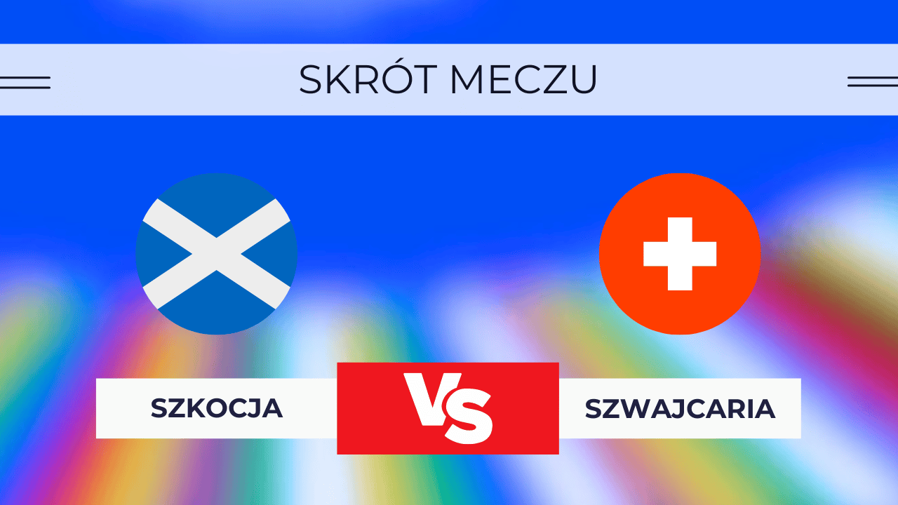 Szkocja - Szwajcaria Skrót meczu, Wynik. Kto wygrał? 19.06.2024