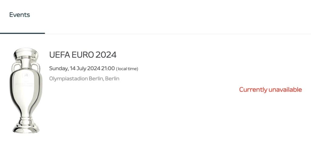 Finał Euro 2024 bilety: Jaka jest dostępność?