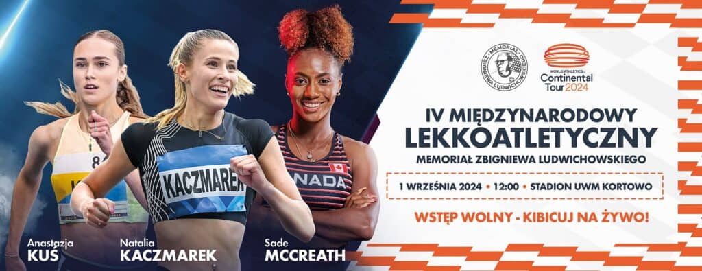 Natalia Kaczmarek wystartuje w IV Memoriale Zbigniewa Ludwichowskiego - Olsztyn 2024! (Fot.: Memoriał Zbigniewa Ludwichowskiego via Facebook)