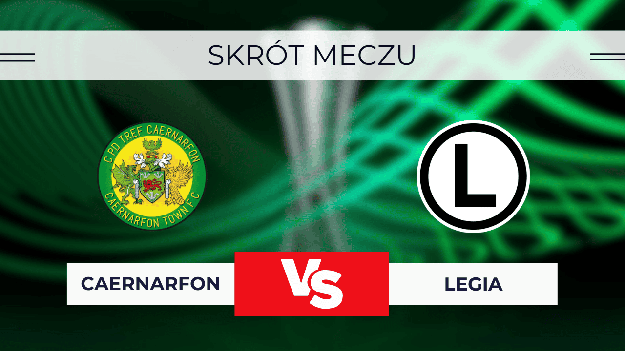 Caernarfon - Legia skrót meczu: Kto wygrał? Wynik, statystyki 01.08.2024