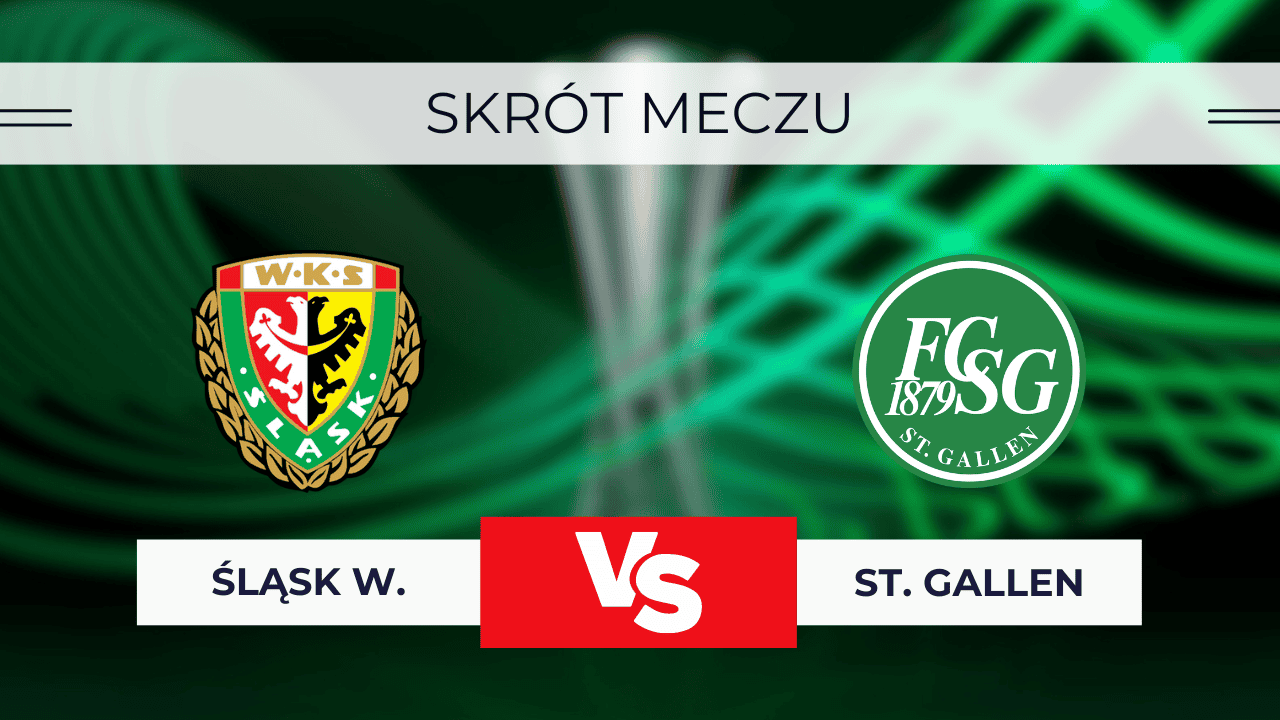 Ślask - St. Gallen: Skrót meczu, Wynik. Kto wygrał? 15.08.2024