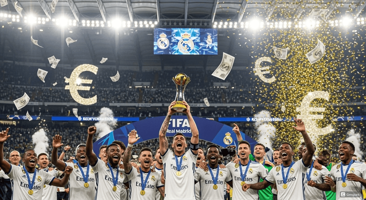Real Madryt może zarobić nawet 155,5 mln euro w Klubowych Mistrzostwach Świata FIFA