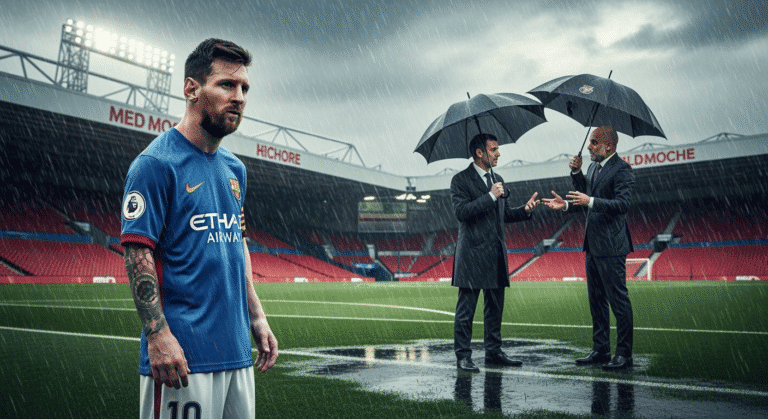 Nie tylko deszcz - Dyche zdradza prawdziwe powody, dla których Messi nie trafił do City