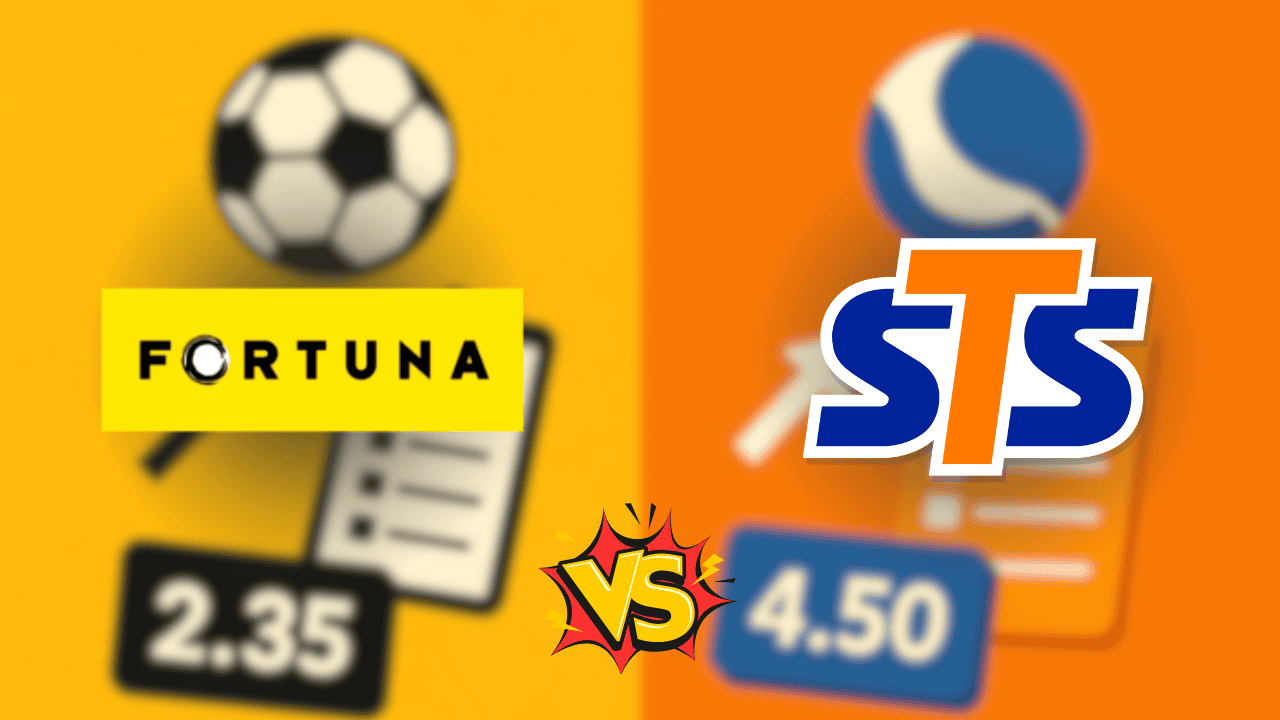 STS czy Fortuna – który bukmacher lepszy? Porównanie ofert, kursów i promocji