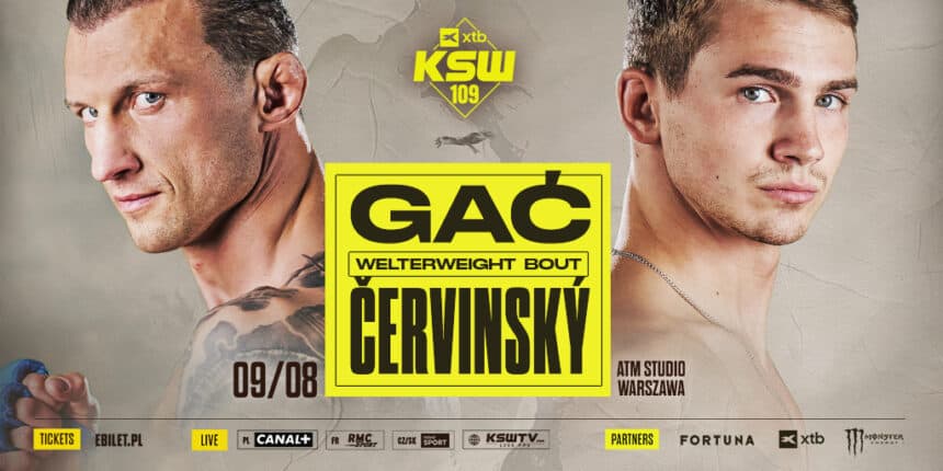 Jacek Gać zmierzy się z Viktorem Cervinskym na XTB KSW 109