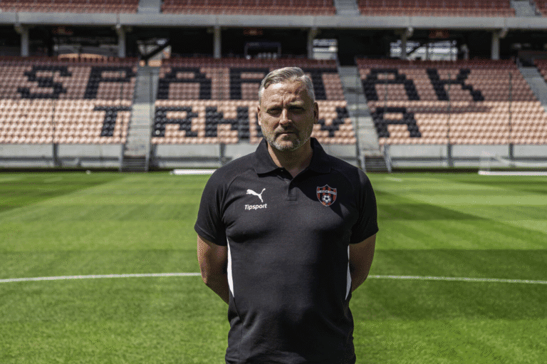 Michal Ščasny został nowym trenerem Spartaka Trnavy zastępując na tym stanowisku Michala Gasparika, który przeniósł się do Górnika Zabrze. Foto: FC Spartak Trnava/Facebook.