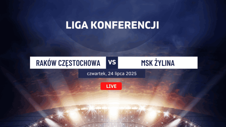 Raków Częstochowa - MSK Żylina: Typy, kursy, statystyki (24.07.2025)