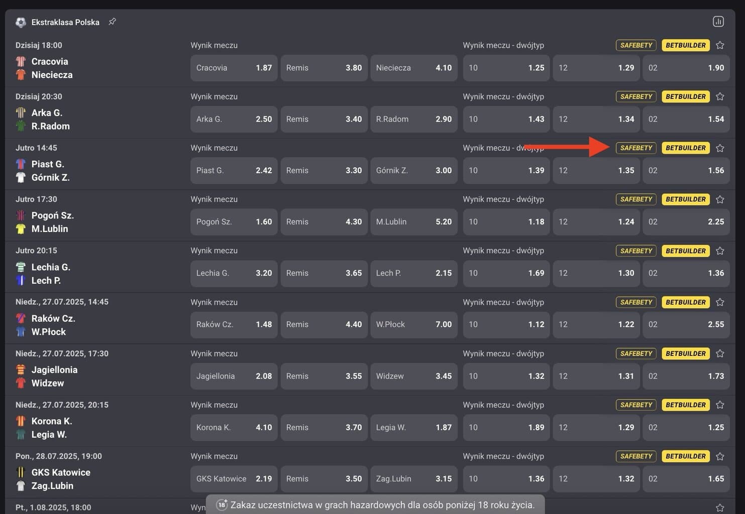 SAFEBET w Fortunie