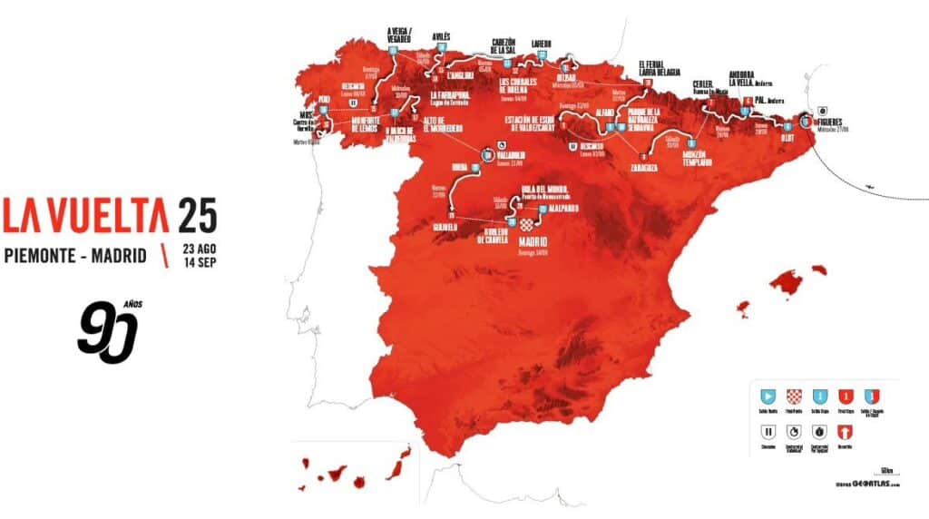 Zapowiedź Vuelta a Espana 2025: Transmisja, Terminarz, Etapy, Trasy, Mapy, Listy Startowe, Wyniki i Klasyfikacje! Gdzie oglądać w Internecie i TV, kiedy i o której godzinie? (Fot.: La Vuelta via Facebook / materiały prasowe)