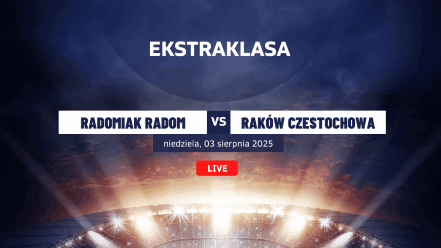 Radomiak - Raków: Typy, kursy, statystyki (03.08.2025)