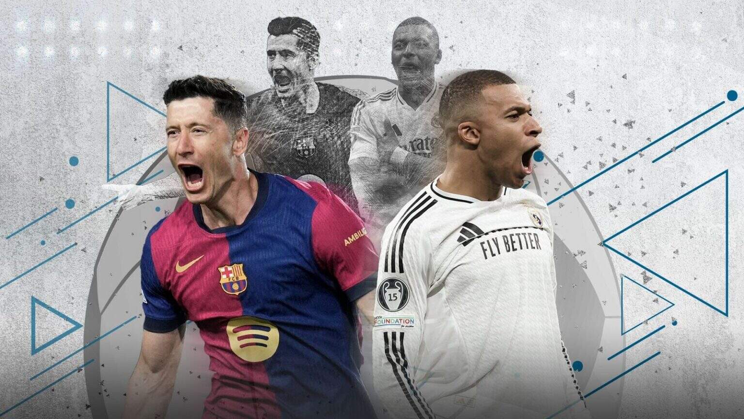 Mbappe vs Lewy - eksperci już wybrali króla strzelców La Liga!