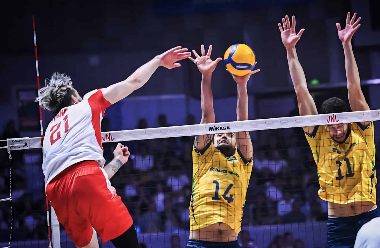 Polska – Brazylia transmisja za darmo: Gdzie oglądać mecz siatkarzy dzisiaj na żywo? [4.09.2025, Łódź]