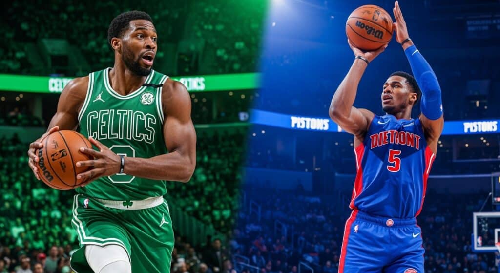 Detroit Pistons - Boston Celtics: Typy, kursy, statystyki (26.10.2025)