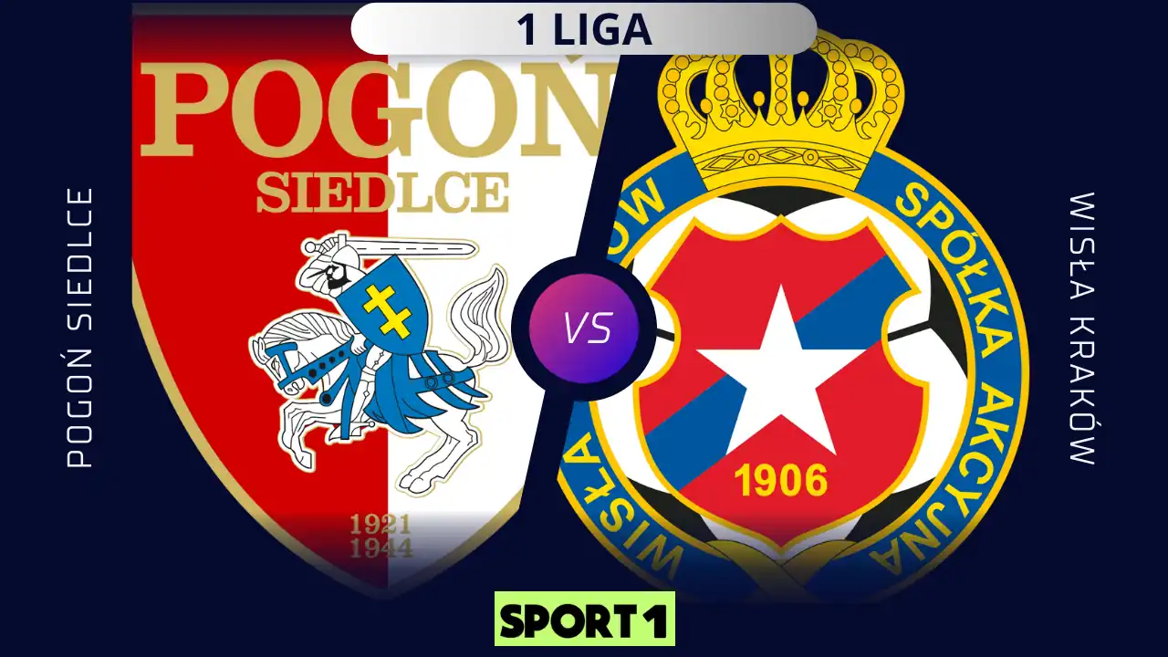 Pogoń Siedlce – Wisła Kraków: typy, kursy, zapowiedź (23.11.2025)