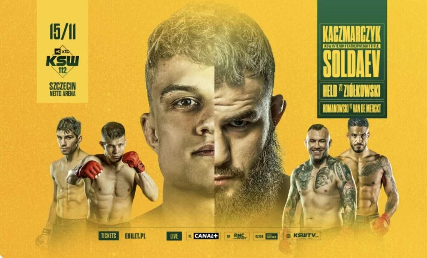 KSW 112 za darmo: Gdzie oglądać NA ŻYWO? Transmisja online 15.11.2025