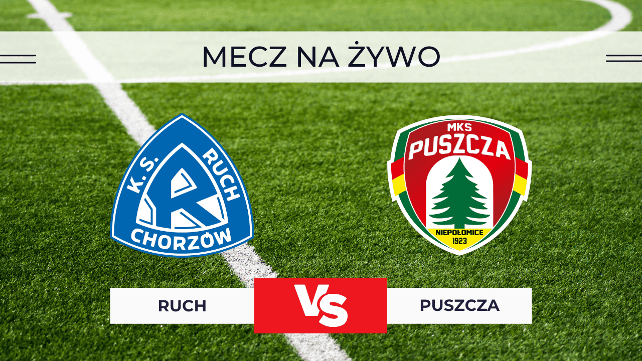 Ruch Chorzów – Puszcza Niepołomice: Gdzie oglądać mecz za darmo? Transmisja 29.11.2025