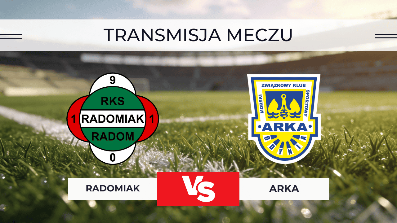 Radomiak – Arka za darmo: Transmisja na żywo. Gdzie oglądać? (30.01.2026)